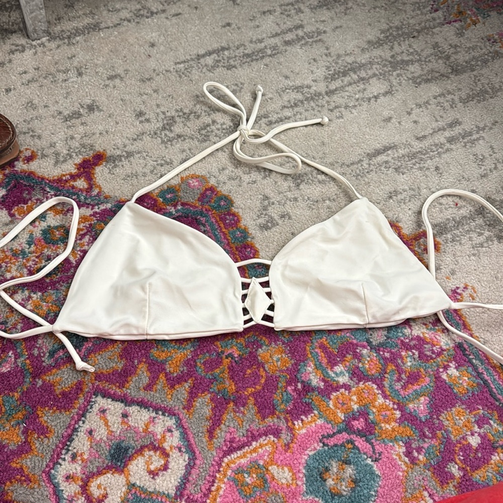 Citrine Swim White top